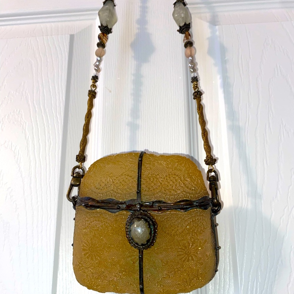 Vintage Maya Resin Purse